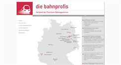 Desktop Screenshot of die-bahnprofis.de