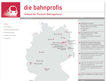 Tablet Screenshot of die-bahnprofis.de